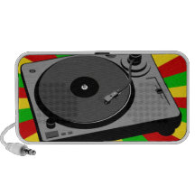 Rasta Turntable iPod Speaker