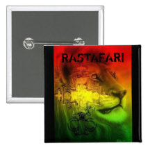 Rastafari Knopf Anstecknadel