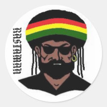 Rastaman Aufkleber (klein)