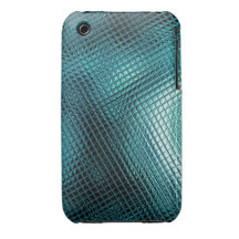Raster in Türkis Case-Mate iPhone 3 Hülle