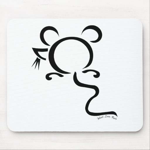 Ratte Mousemat Mauspads