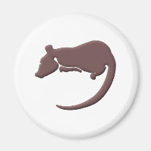Ratte rat kühlschrankmagnet