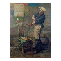 Ratten-Verkäufer während der Belagerung von Paris, poster