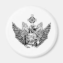Raubvogel-Jesus-Lieben Sie Magnete