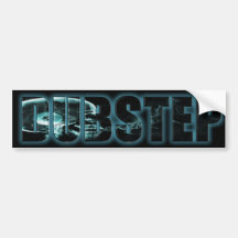 Rauchender Schädel DubStep Aufkleber Autoaufkleber