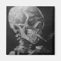 Rauchender Skeleton Magnet Kühlschrankmagnete
