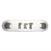 Rauchiges Grau-Katze Skateboarddeck