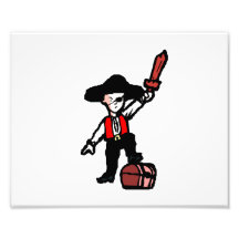 raue Grafik des Piratenjungen Kunstphoto