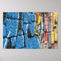 raues Wand-Graffitiplakat