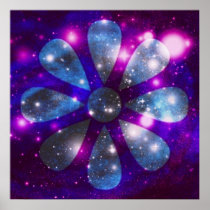 Raum-Blumen-Plakat poster