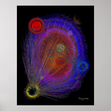Raum-Ei 1, Kunst-Unterzeichnung Plakate