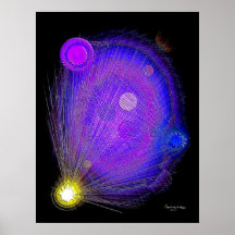 Raum-Ei, Kunst-Unterzeichnung Plakate
