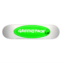 Raum Greenspace Logo Bedruckte Skateboarddecks