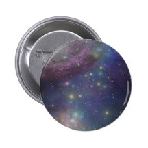 Raum, Sterne, Galaxien und Nebelflecke Anstecknadelbuttons