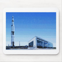 Raum u. Rocket-Mitte von Huntsville, Alabama Mousepad
