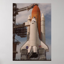 Raumfähre Atlantis bereit zur Produkteinführung (S Plakate