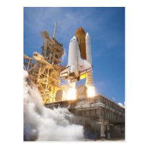 Raumfähre Atlantis, das Auftrag STS-132 startet Postkarten