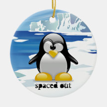 Raumheraus Pinguin Weihnachtsornament