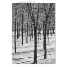 Raureif im Baum-Winter Notecard Grußkarten