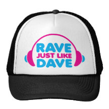 Rave mögen gerade Dave Mützen