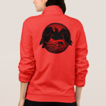 Raven Jacket Women's Raven / Crow Art Jacket