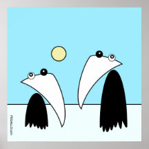 Raving Ravens - Antarctica Plakatdrucke
