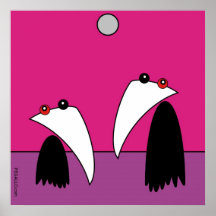 Raving Ravens - At The Pride Parade Posterdruck