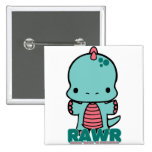Rawr bedeutet Rawr (aquamarin) Anstecknadel
