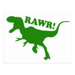 RAWR ist, wie Dinosaurier i-Liebe Sie sagen Postkarte
