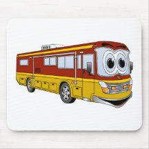 Rd-Gold-RV-Bus-Cartoon-Camper Mauspad