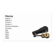 ReadyPlayGuitar081210, Name, Adresse 1, Adresse… Visitenkarten Vorlage