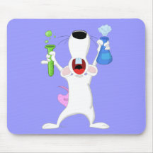 Reagenzglas-Labrador-Ratte Mousepad