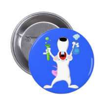 Reagenzglas-Labrador-Ratten-Knopf Button