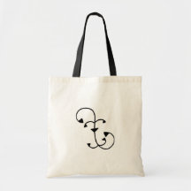 Rebe und Blatt entwarfen Tasche