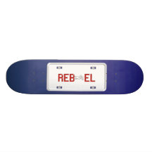 RebellenKfz-Kennzeichen-Skateboard Skateboard Brett