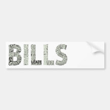 Rechnungs-Gekritzel-Collage Autosticker