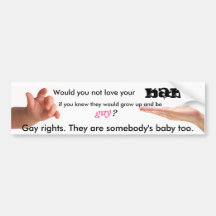 Rechte der Homosexuellen Autosticker