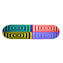 Rechteck-verrücktes Skateboard Personalisierte Skateboards