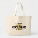 Rechtsanwalt-Rockstar bis zum Nacht Tragetaschen