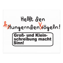Rechtschreibung Postkarte