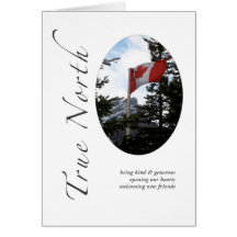 Rechtweisend Nord-Flagge Karte
