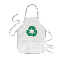 Recyceln Sie T-Shirts für Erdtag Schürze