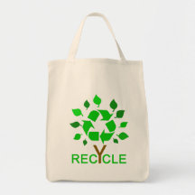 Recyceln Sie Tragetaschen