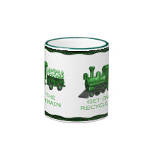 RECYCELN SIE TRAIN-MUG TEEHAFERL