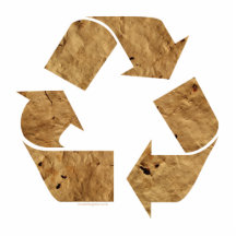 Recyceln Sie und Zeichen recyceln Acrylausschnitte