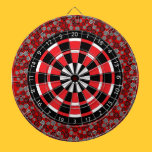 Red Black & White Dartboard dartboards