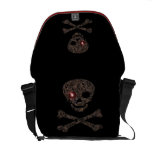 Red Eye-Schädel Kurier Tasche