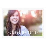 Red Modern Photo Graduation Invitation