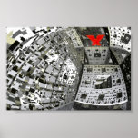 red X Plakatdruck