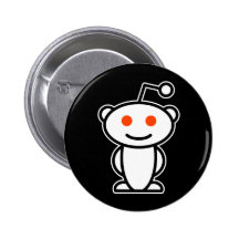 Reddit alien anstecknadelbuttons